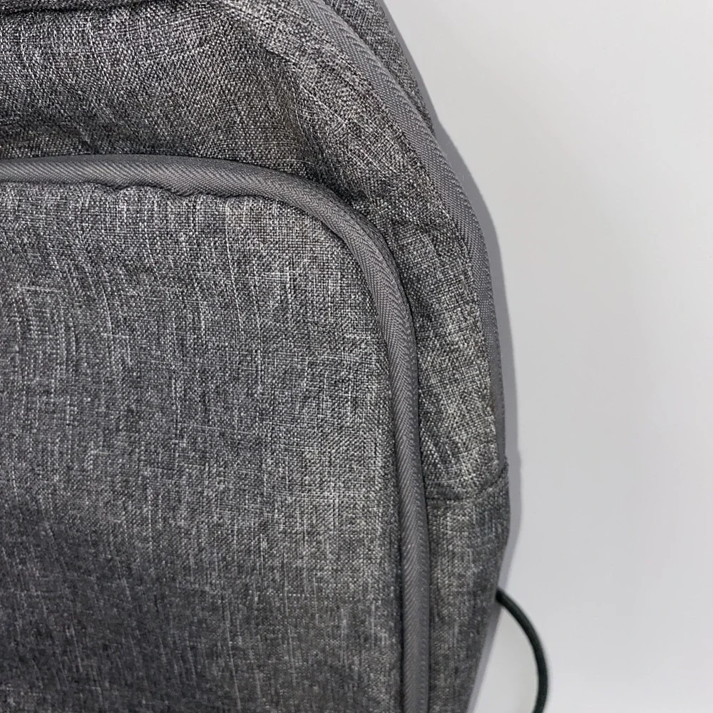 Gray Shoulder Travel Bag Men's Ladies Light Cross Body Adjustable Security Clips